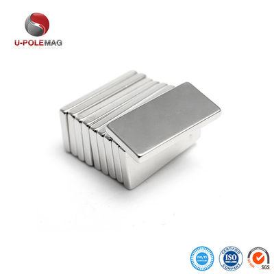 Grote vierkant dunne platte supersterke neodymiummagnetische plaat N52 40x20x10mm voor generator