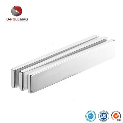 Krachtige 2,5'x0,4'x0,2' N45 Neodymium Magnet in rechthoekige vorm voor prestaties