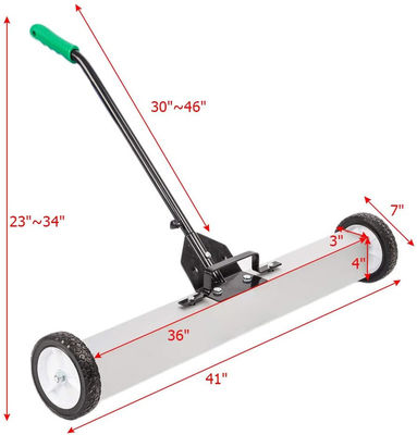 Behoorlijke magnetische ophaalveger met 30-50 pond trekkracht en wielen