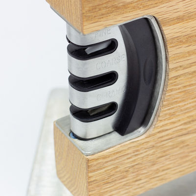 Eiken magnetische meshouder met magnetische houder en messcherper