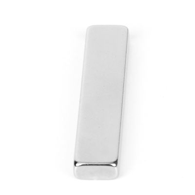 Nickel gecoate F50x10x5mm N48 zware zeldzame aard neodymiumstaafmagneet voor industriële doeleinden
