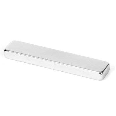 Nickel gecoate F50x10x5mm N48 zware zeldzame aard neodymiumstaafmagneet voor industriële doeleinden