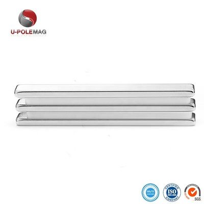 Nickel gecoate F50x10x5mm N48 zware zeldzame aard neodymiumstaafmagneet voor industriële doeleinden