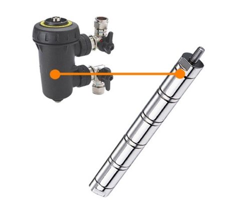 12000Gs NdFeb High Grade SS304 Neodymium Magnetic Bar Filter voor de behandeling van onzuiverheden