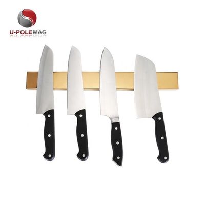 Buitenruimte ruimte release Gouden kleur Titanium Magnetische mesbalk 400x45x15mm Grootte