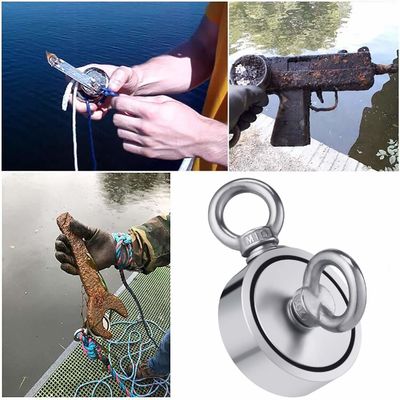Supersterke Neodymiummagneetvisserijkit met 2000 lbs trekkracht en precieze tolerantie