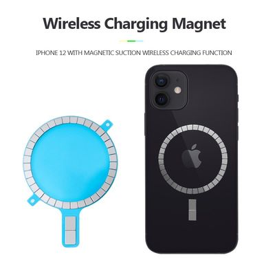 Snijdend industriële magneetplaat voor Magsafe draadloos oplader Magnet Ring Auto mobiele telefoonhouder voor iPhone 13 12 11