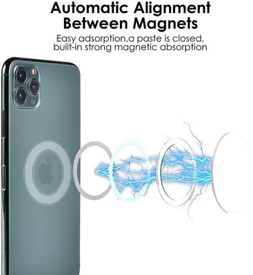 Snijdend industriële magneetplaat voor Magsafe draadloos oplader Magnet Ring Auto mobiele telefoonhouder voor iPhone 13 12 11