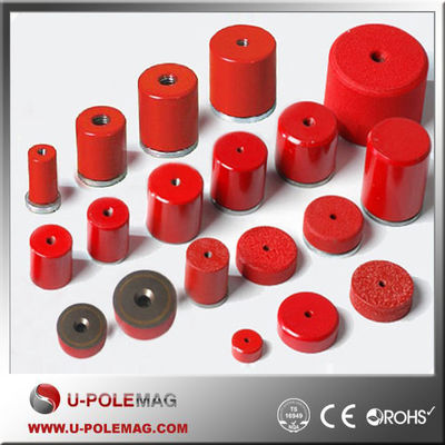 D25.4x21 Alnico Ronde basis koppotmagneet met gatengraad AlNiCo magneet