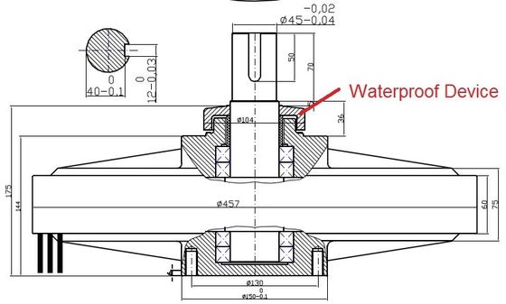 Stalen of roestvrij staal Chinese kleine windturbinemotor voor binnen- en buitenverpakking