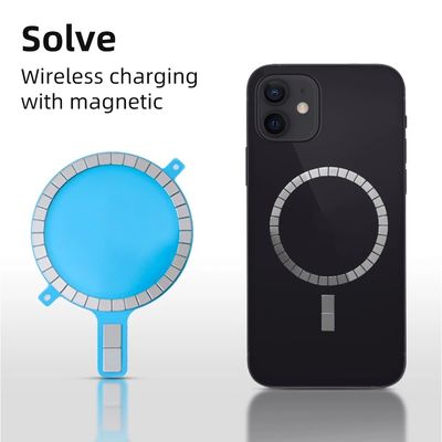 N35-N52 Magnetische Ring Snap Adapter voor telefoonhoes Sterk Magnet Wireless Charging