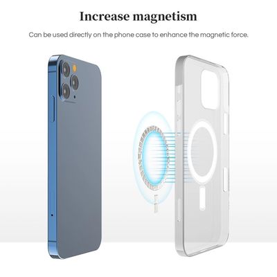 N35-N52 Magnetische Ring Snap Adapter voor telefoonhoes Sterk Magnet Wireless Charging
