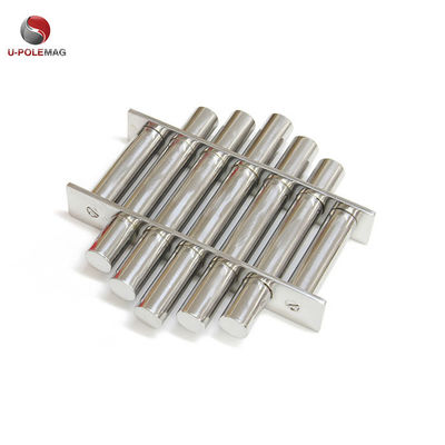 Op maat gemaakte grootte 8000 Gauss 12000 g Neodymium Magnetische rooster met punchverwerking