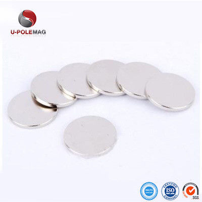Tolerantie ±1 mm Permanente N35-N52 Neodymium Disc Kleefmagneet met 3M zelfklevend