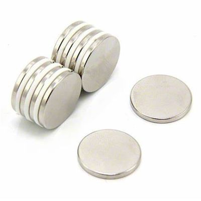 NiCuNi-gecoate N52 1.26'x1/8' axiale nikkel-neodymium schijfmagneet voor vervaardiging