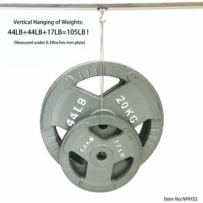 Industriële zware magnetische haakjes 100 lb capaciteit voor het ophangen van permanente potvorm