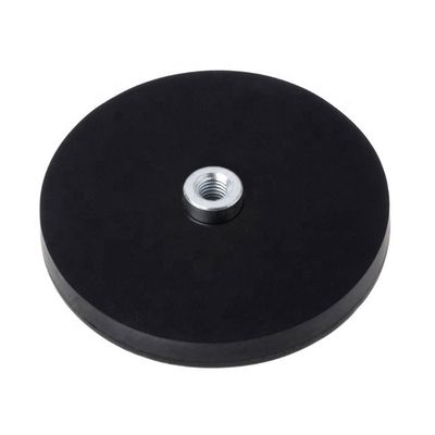 Industriële magneet Rubber Pot Magneten met draadgaten M6 M8 en aanpasbare kracht