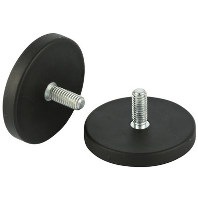 Rubber gecoate neodymiumpotmagnet rubber ijzer NdFeB en samengestelde neodymiummagneten