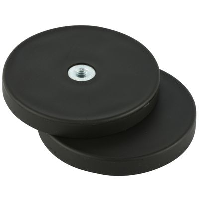 Rubber gecoate neodymiumpotmagnet rubber ijzer NdFeB en samengestelde neodymiummagneten
