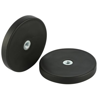 Rubber gecoate neodymiumpotmagnet rubber ijzer NdFeB en samengestelde neodymiummagneten