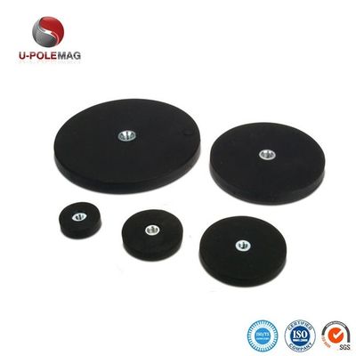 15-20 dagen CN FUJ Permanent Rubber NdFeB Magnet Fe37 Pot / Cup Shape Industrial Magnet