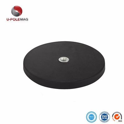 15-20 dagen CN FUJ Permanent Rubber NdFeB Magnet Fe37 Pot / Cup Shape Industrial Magnet