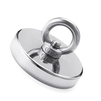 Kracht 500 kg trekkracht Neodymium Salvage Magnet voor metaaldetectie in rivieren en zeeën