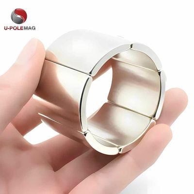 Professionele aangepaste Neodymium boogmagneet voor BLDC motor rotor graad