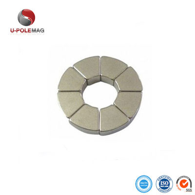 Segment Neodymiummagnet voor op maat gemaakte DC-motoronderdelen 45SH Arc Permanent Moto Magnet
