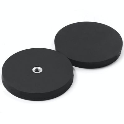 Krachtige neodymiummagneet met schroefdraad Maximale werktemperatuur 80 °C