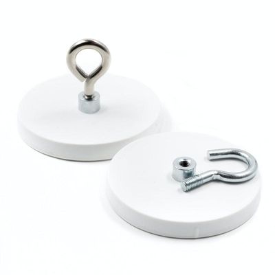 Krachtige neodymiummagneet met schroefdraad Maximale werktemperatuur 80 °C