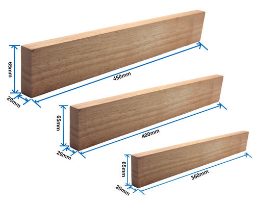 Verbeter uw keuken met een magnetische messet en een bamboe-acacia walnootopslagblok