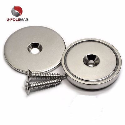 Op maat gemaakte neodymiumpotmagneet met sterke magnetische kracht en ISO9001 2008-certificering