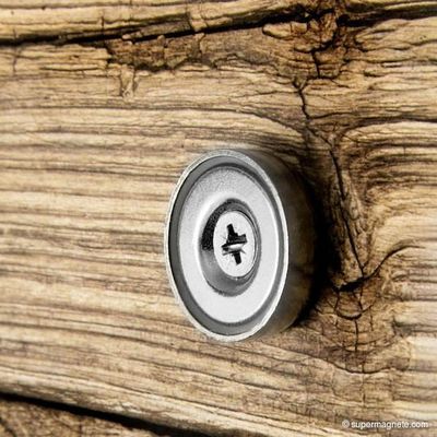 Op maat gemaakte neodymiumpotmagneet met sterke magnetische kracht en ISO9001 2008-certificering