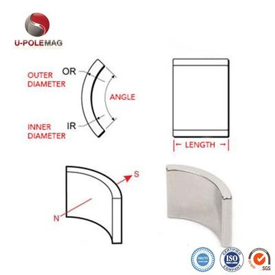 Sterke graad N35-N52 M.H.SH.UH.EH.AH N55 Neodymiummagneet voor generator Helder zilver