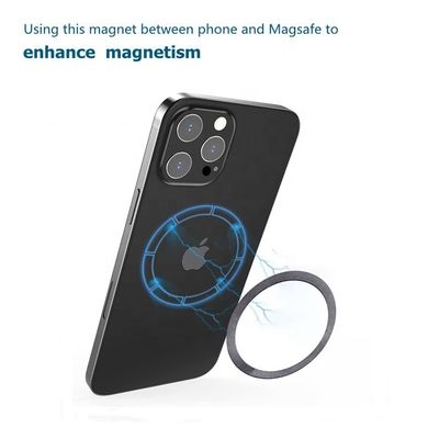 Zwakke, flexibele neodymiummagneetsticker voor iPhone MagSafe draadloos oplaadpad