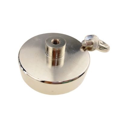 NeFeB Fe37 550 lbs Sterke magneetvisserij met M10 draad en schroefgat POTN08-75