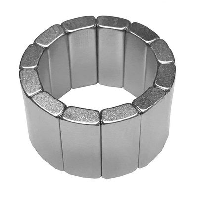 Hoofdmaterialen NdFeB hoge sterkte magneet 35SH voor BLDC motor rotor aanpassing