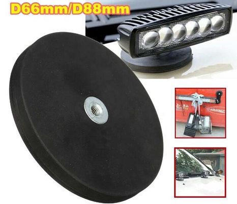 Gepersonaliseerde grootte M6 M8 Rubber bedekte potmagneet voor zware toepassingen