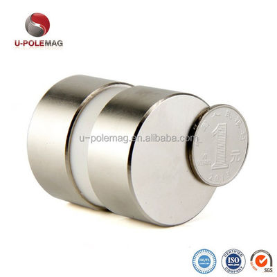 ISO9001 2000 Gecertificeerde N52 Neodymium D40x20mm Magnetische schijf voor zware toepassingen