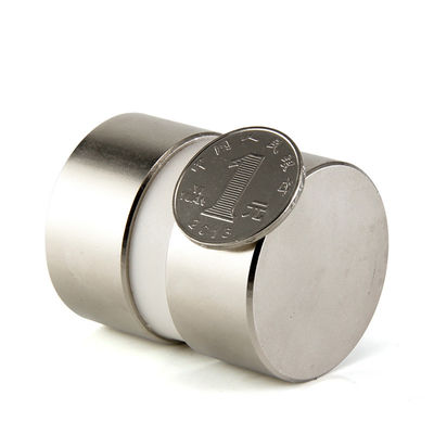 NiCuNi-gecoat D50x20 Sterk gesinterd zeldzame aard 1 Tesla Permanente magneet voor sensoren