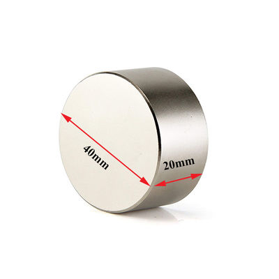 Maximale werktemperatuur 60 °C Ronde schijf Sterke dunne permanente neodymiummagneten