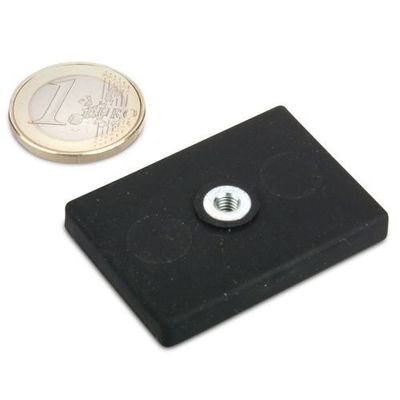 Op maat gemaakte neodymium-gecoate rechthoekige magneten met twee gaten