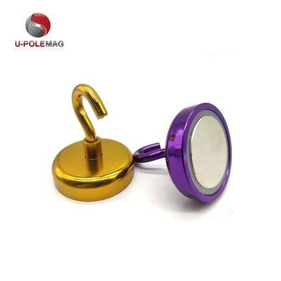 Neodymiummagneet Decoratieve potmagneet met haak D10mm-75mm en krachtige magnetische haak