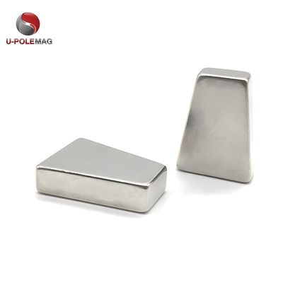 Specifieke op maat gemaakte eisen Neodymium Permanente Trapeziummagneet voor generatoren