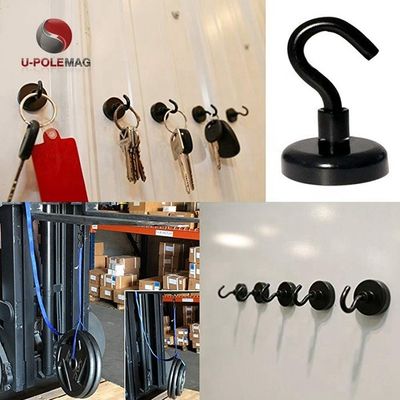Neodymiummagneet Decoratieve potmagneet met haak D10mm-75mm en krachtige magnetische haak