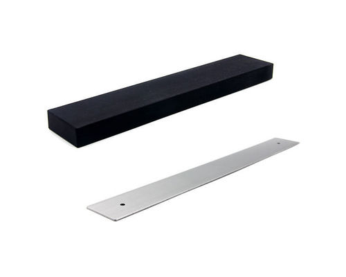 Verbeter uw keuken met onze duurzame magnetische messenhouder van roestvrij staal/rubber