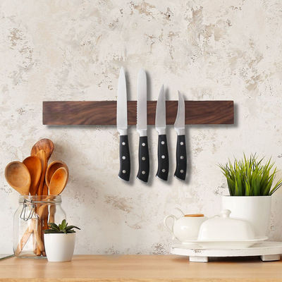 16 inch Walnut Grain Knife Magnetische strook Optioneel formaat 14 inch Bar voor culinaire school