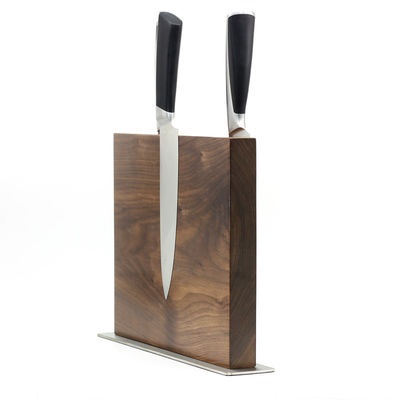 Houten magnetische messenhouder voor houten keukenmessen