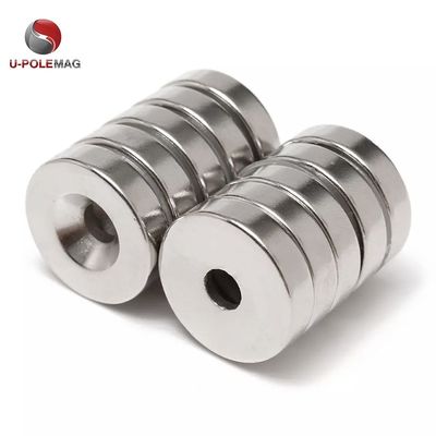 Aanpasbare NdFeB N52 Disc Zeldzame aard Neodymium Countersunk Magnet D16*d6.5*d3.5*5mm